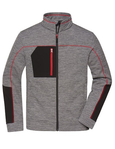 J-JN1818-Mens Structure Fleece Jacket